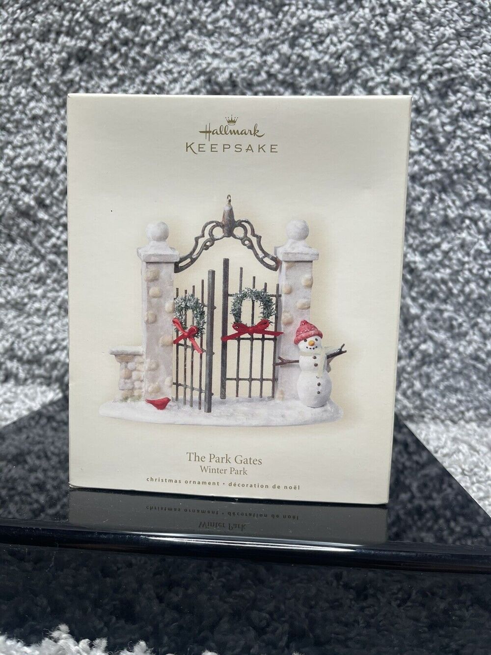 Hallmark Keepsake Ornament The Park Gates Winter Park Christmas Ornament 2007